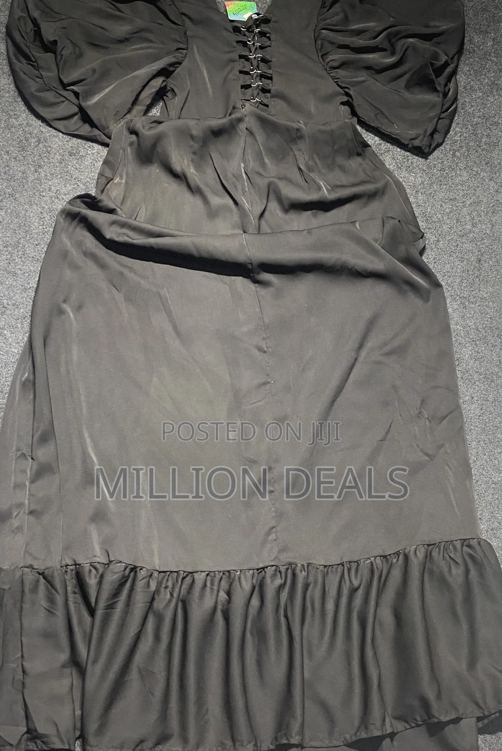 Stylish Black Silk Sexy Women’S Gown