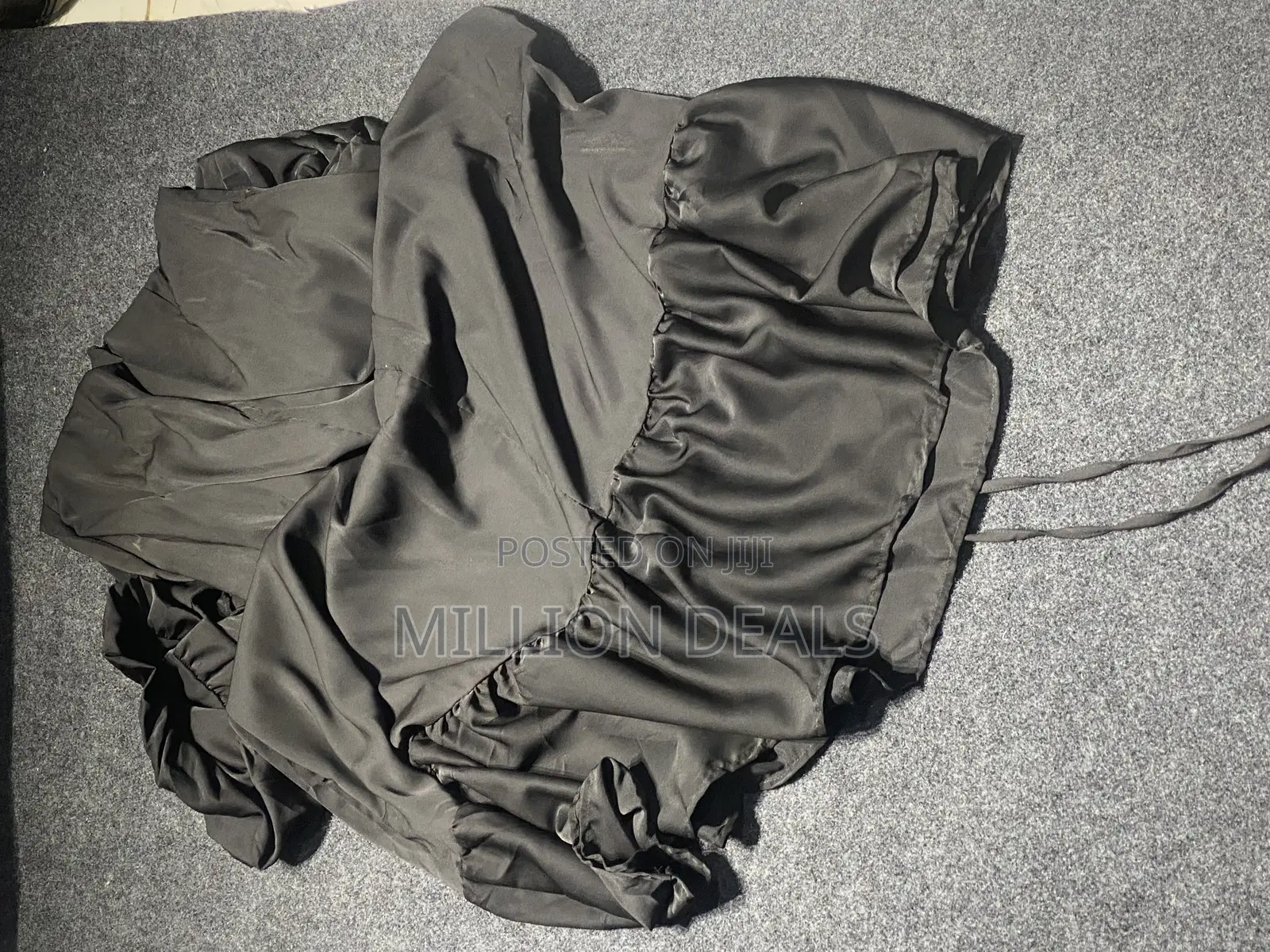 Stylish Black Silk Sexy Women’S Gown