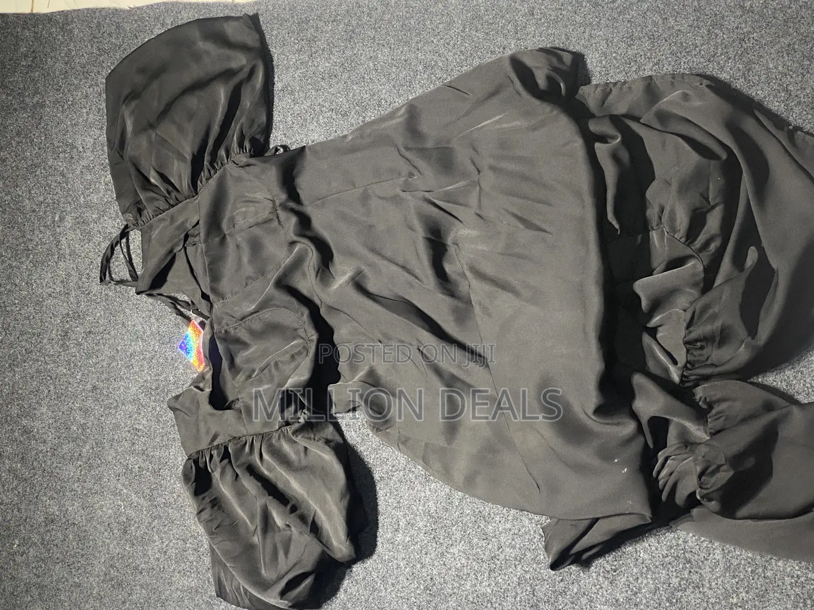 Stylish Black Silk Sexy Women’S Gown