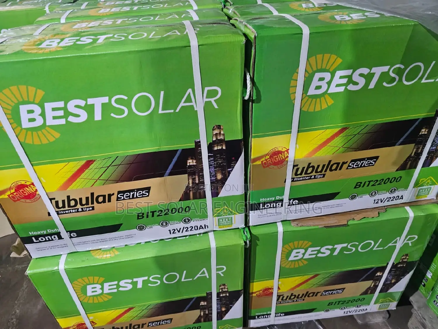 220AH 12v Best Solar Tubular Battery