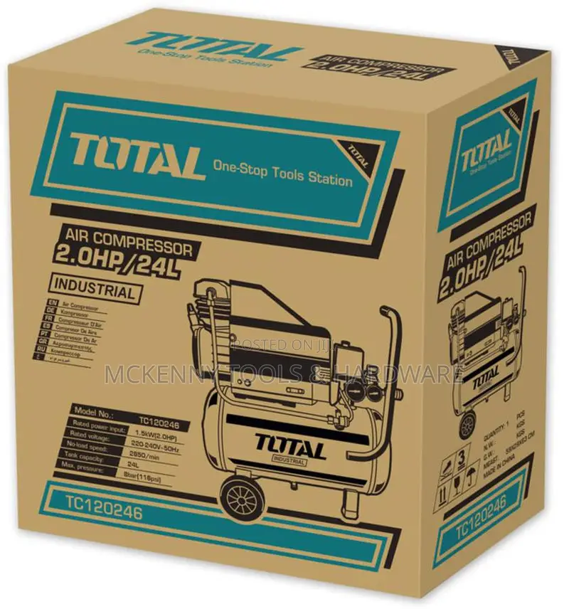Total Oil Air Compressor 24 Liter - TC120246