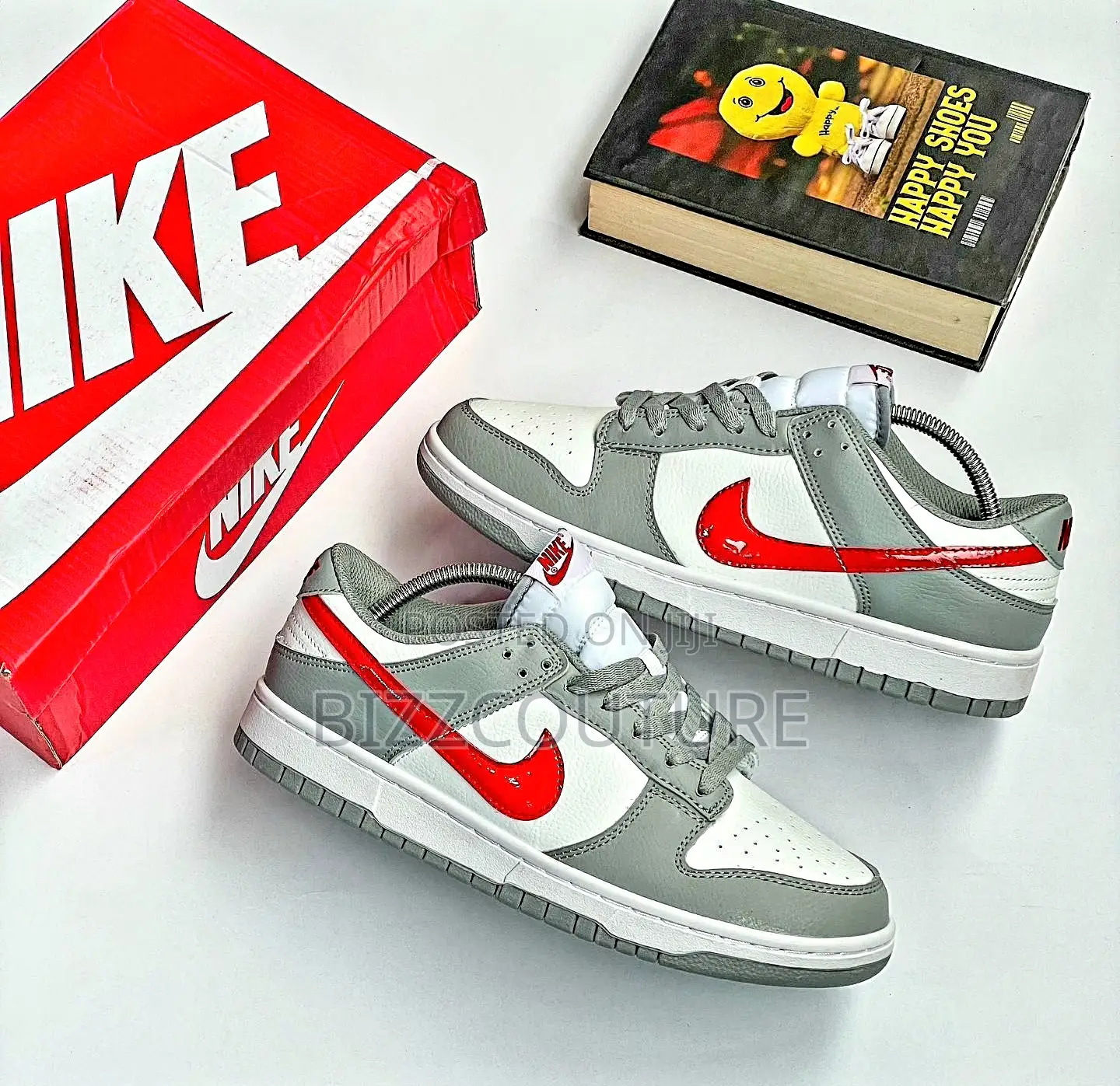 Original Dunk Low Gs White Gray Sneakers Available in Store