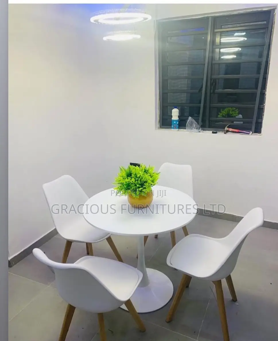 White Dining Set by 4