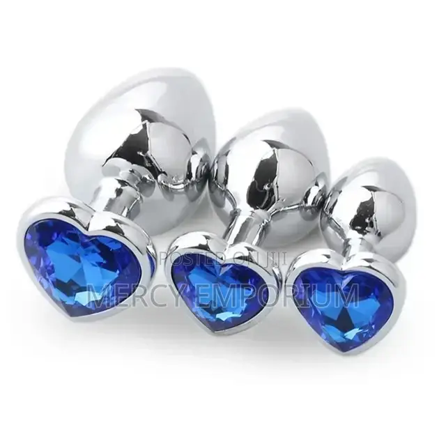 3 Pieces Set Stainless Steel Anal Butt Plug Sex Toy