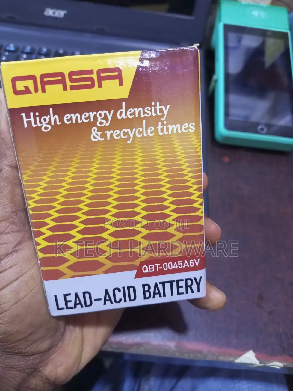Qasa Rechargeable Fan Lead-acid Battery -qbt-0045a6v