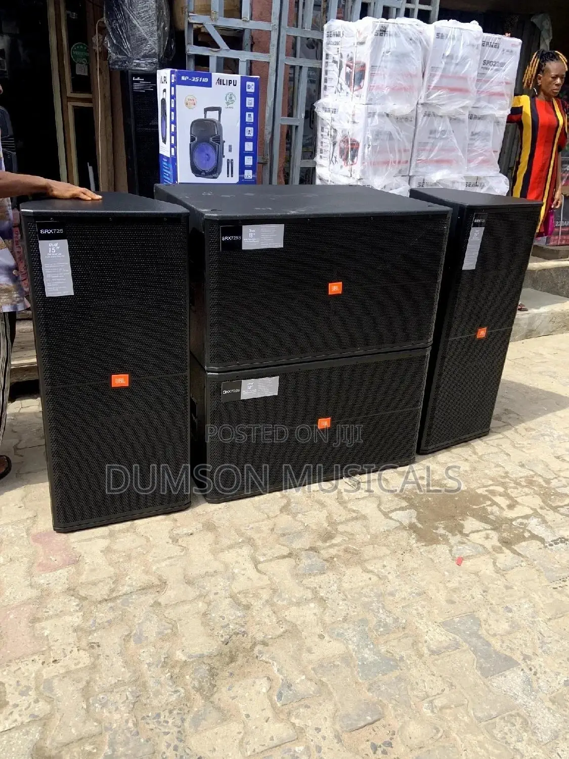 JBL Speaker Srx725, JBL Double Subwoofer Srx728