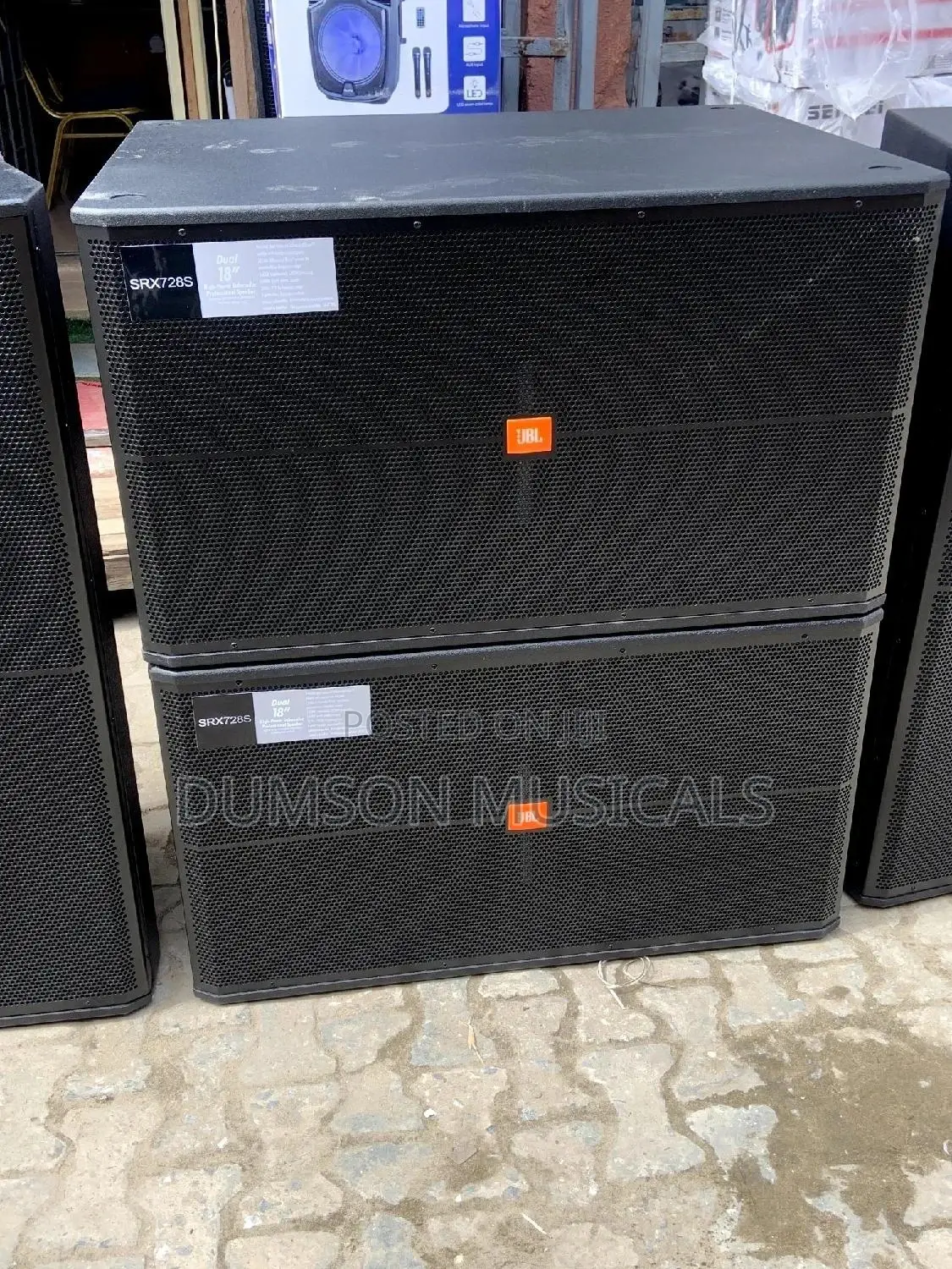 JBL Speaker Srx725, JBL Double Subwoofer Srx728