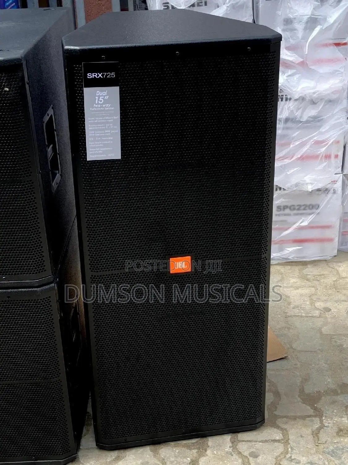 JBL Speaker Srx725, JBL Double Subwoofer Srx728