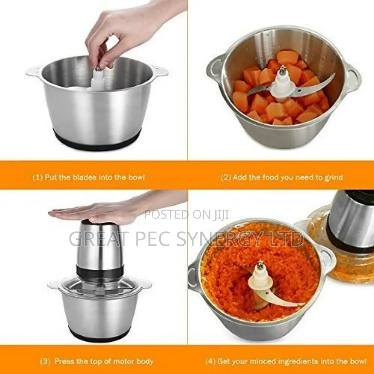 2 Liters Food Processor