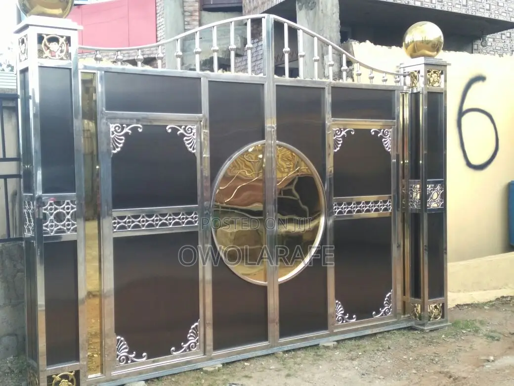 12 Feet Stainless Steel Swing Gate (Harmony)