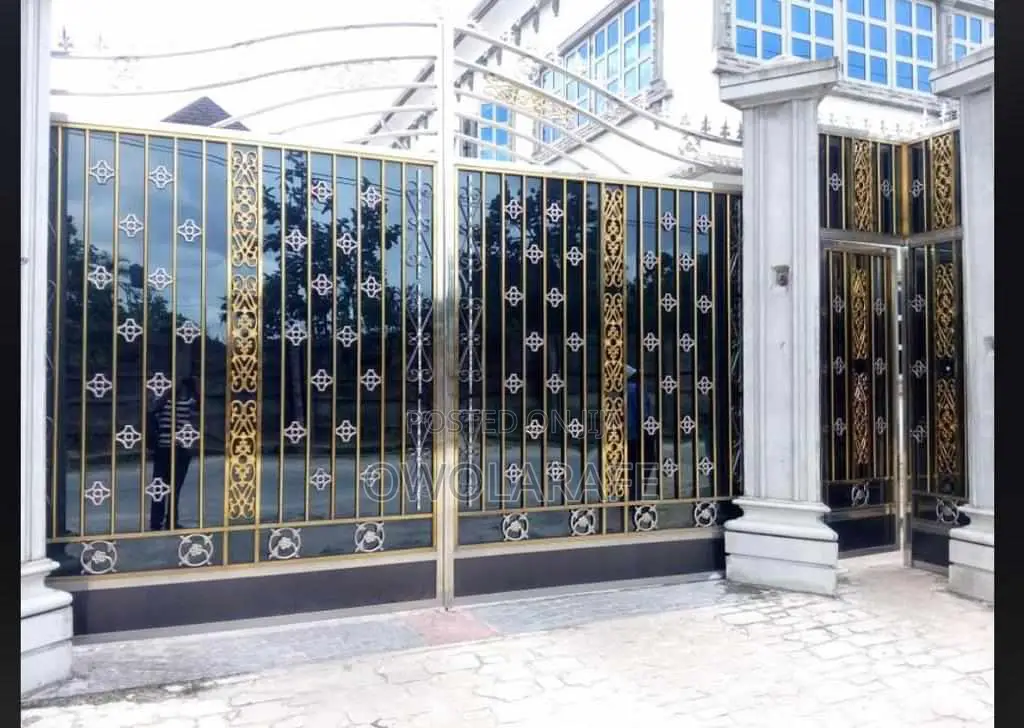 12 Feet Stainless Steel Swing Gate (Harmony)