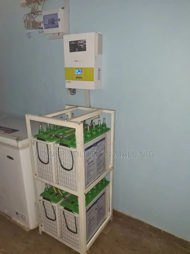 5kva/48v Inverter Installation With 4 Batteries