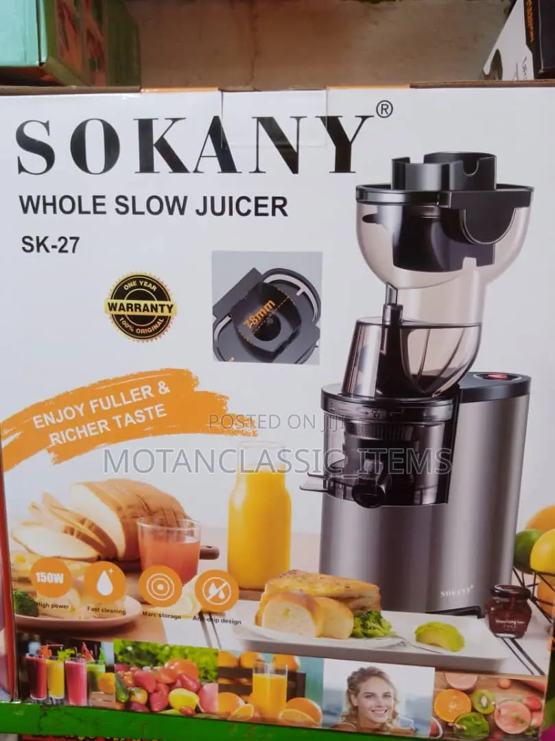 Sokany Multifunctional High Quality Slow Juicer