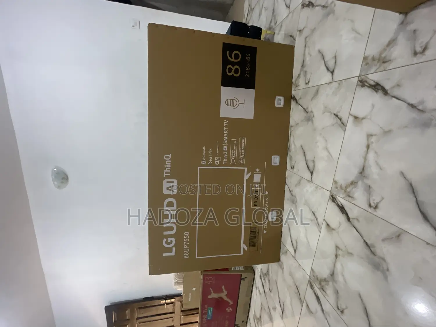 Lg 85 Inches Smart Tv With Netflix, Facebook,Youtube-85un 84