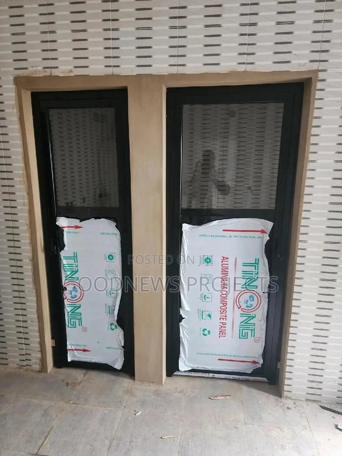 Aluminium Store Room Door