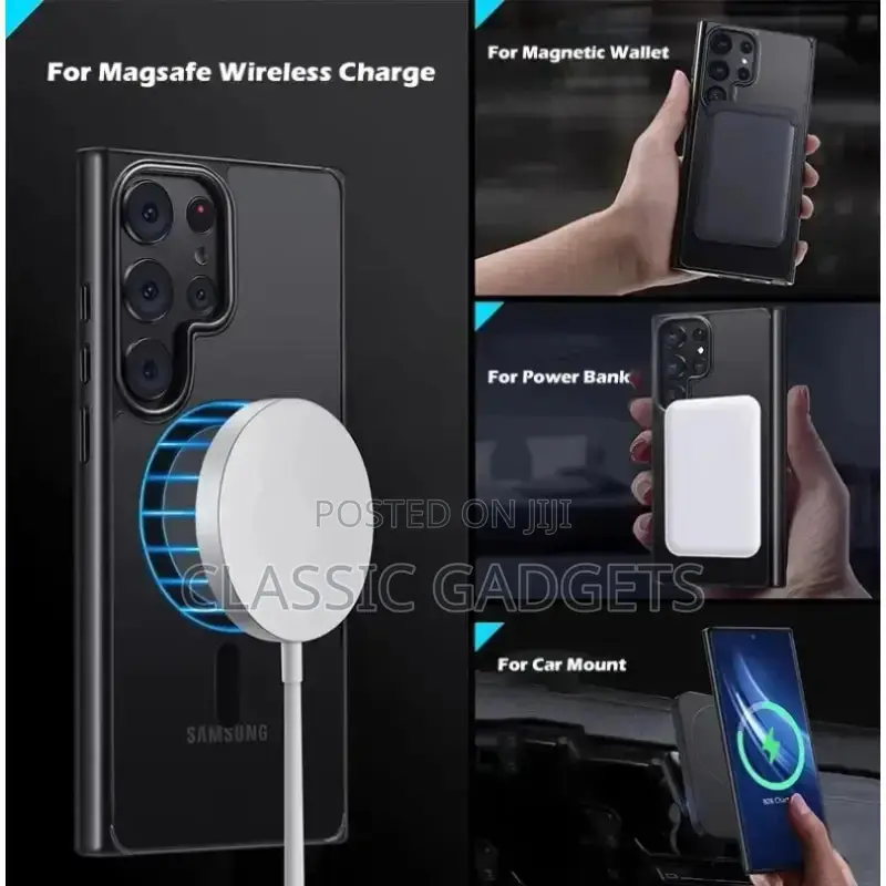 Luxury Matte Magsafe Case for Galaxy S24 Ultra/S22/S23 Ultra