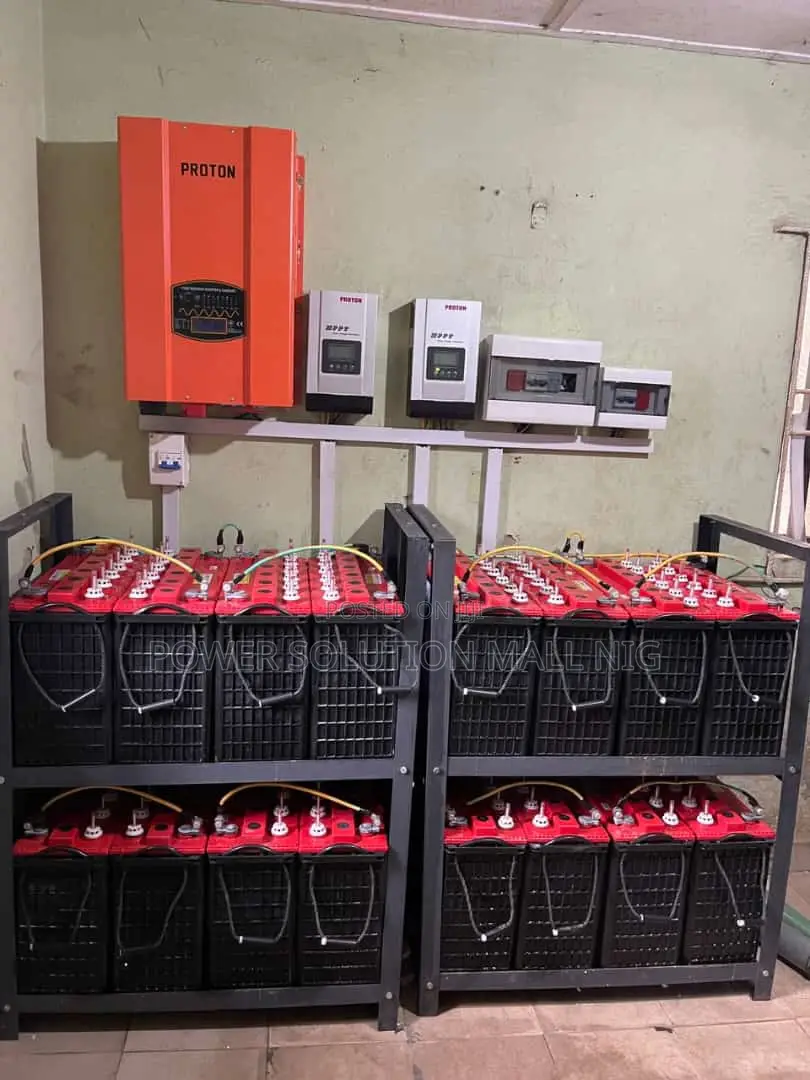 10kva Inverter With 16 X Tubular Batteries