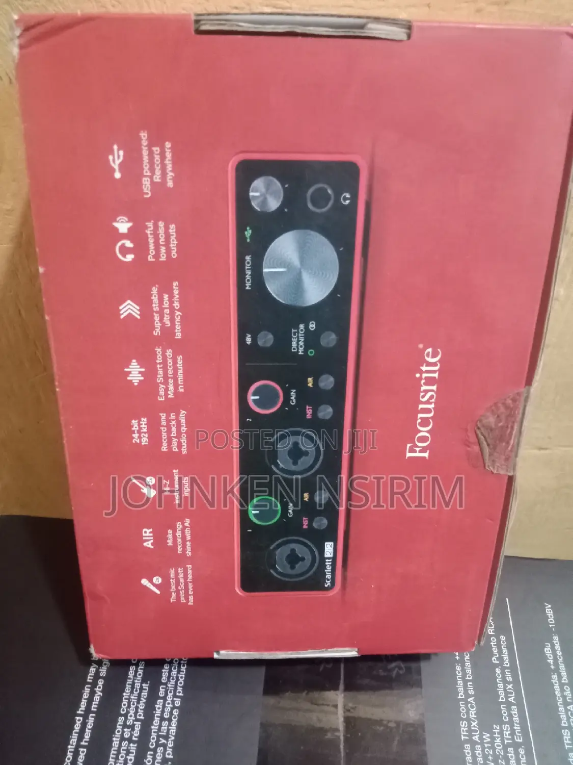 Original Focusrite 2!2 Sound Card