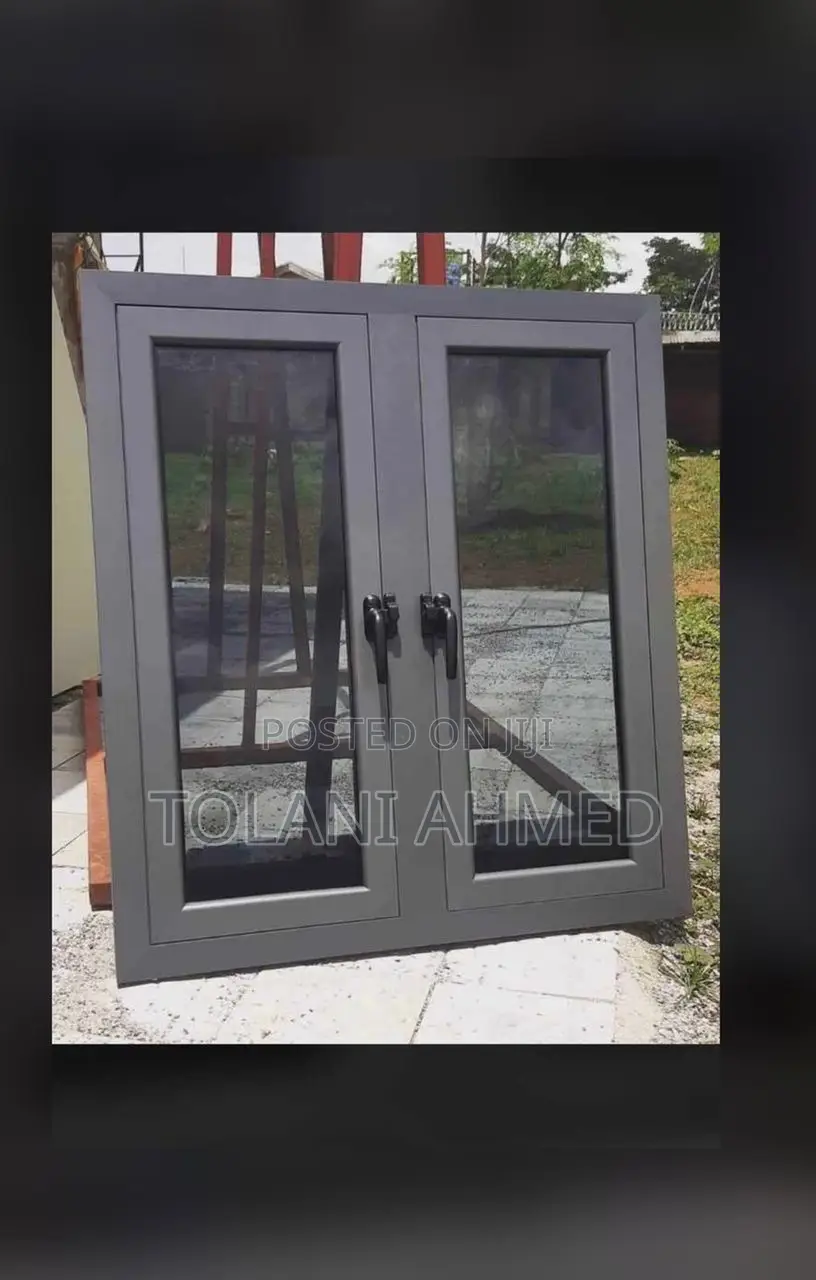 Casement Window With Burglary Proof and Sliding Net