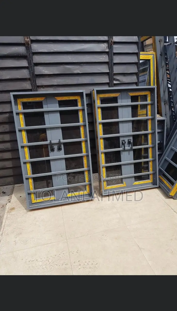 Casement Window With Burglary Proof and Sliding Net