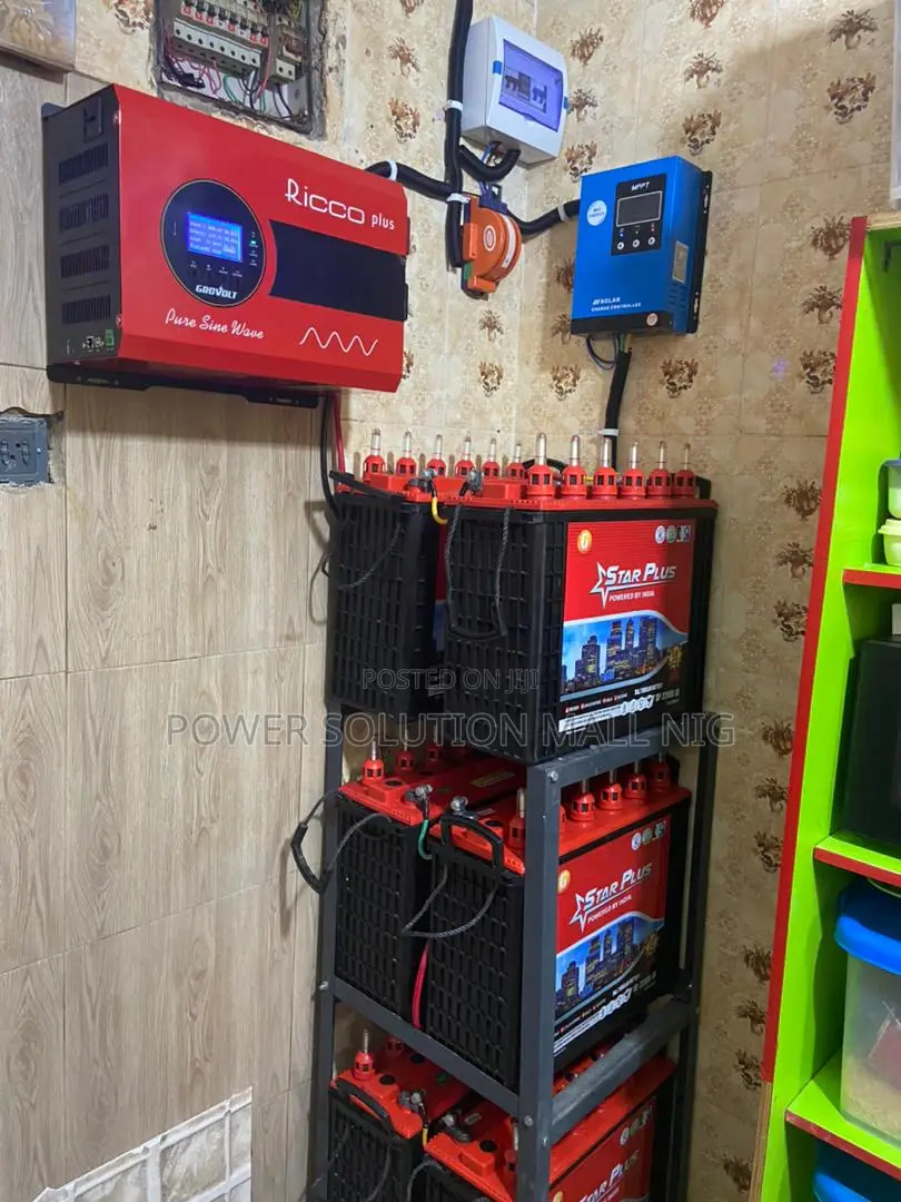5kva 24v Inverter With 6 Batteries Installation Package