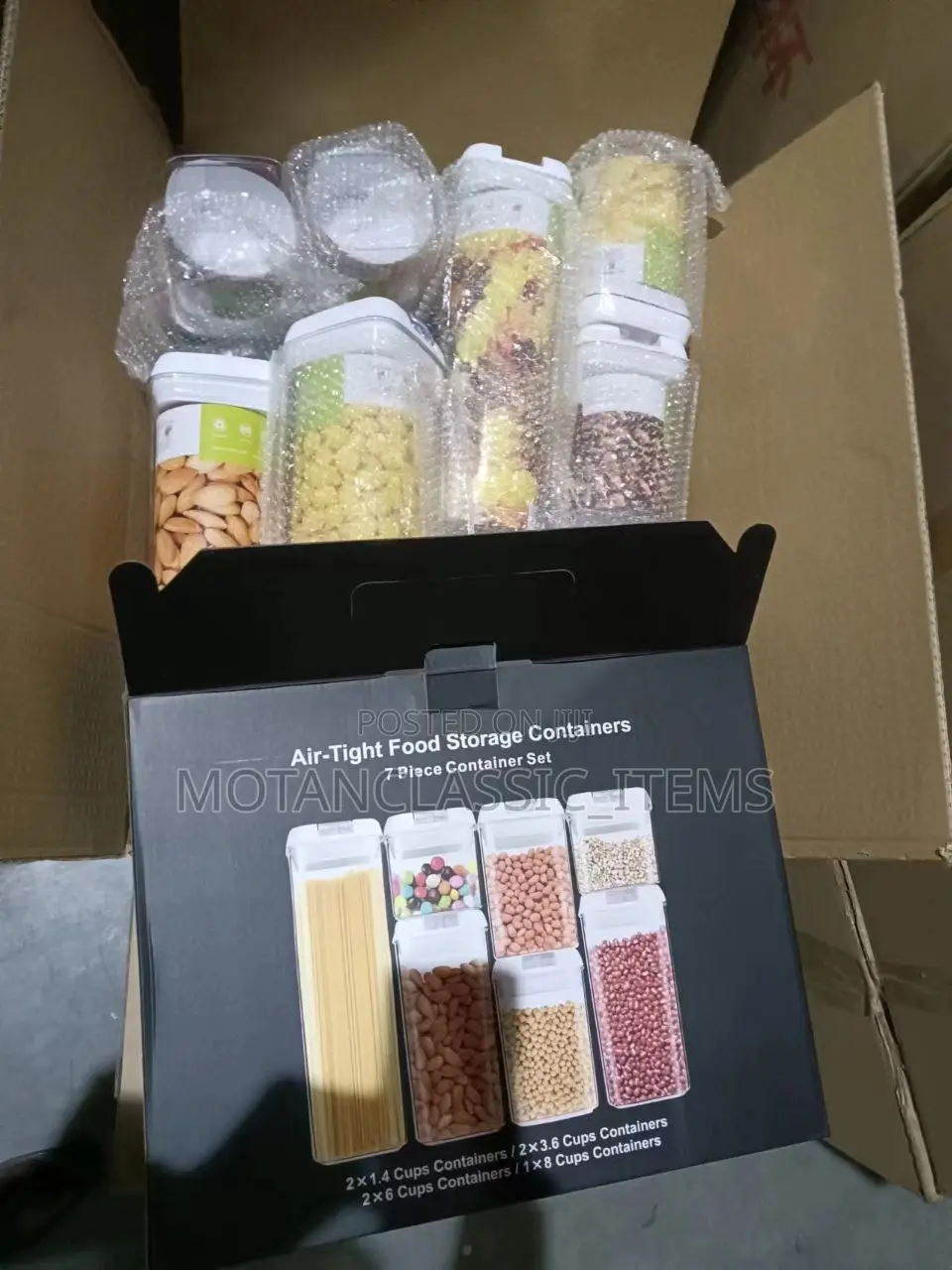 Food Storage Container Set
7pcs (Airtight, for Spaghetti Etc )