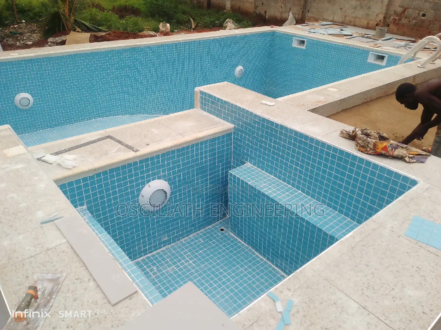 Swimming Pool With Jacuzzi Engineer