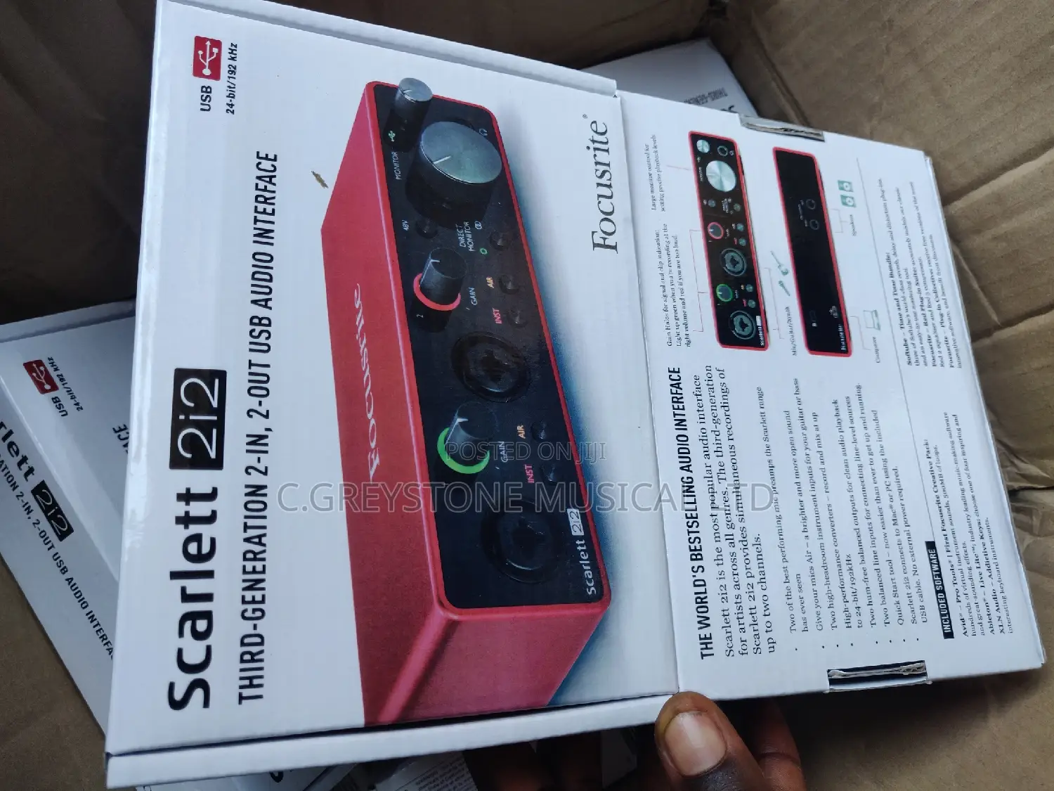 Scarllet 2i2 Sound Card