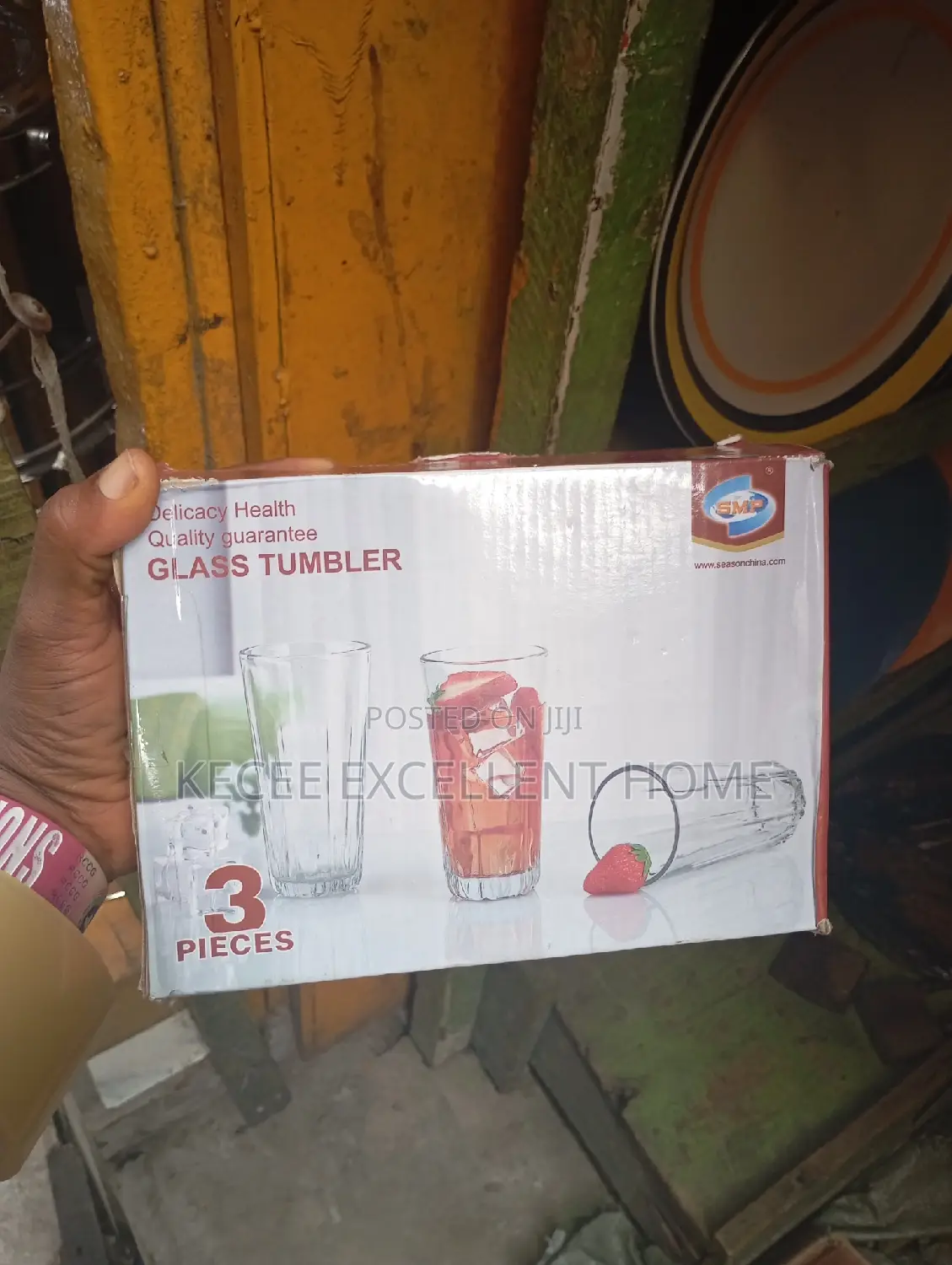 3 PCS Glass Tumbler