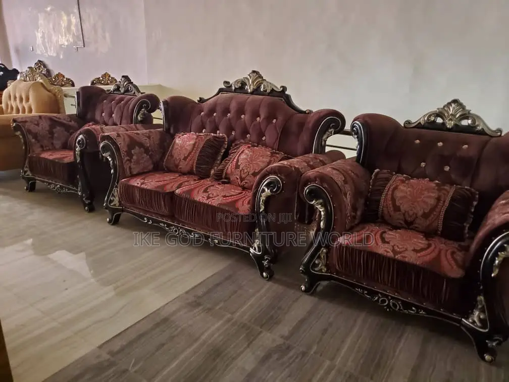 7seater Imported Turkish Royal Fabric Sofa Chair