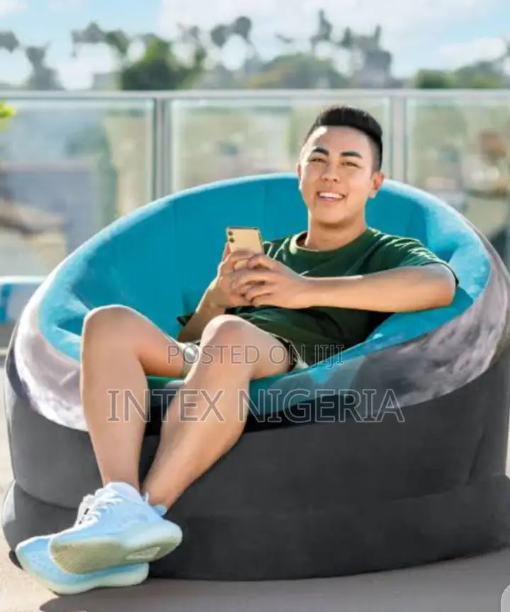 Intex Inflatable Empire Chair Lounger - Blue
