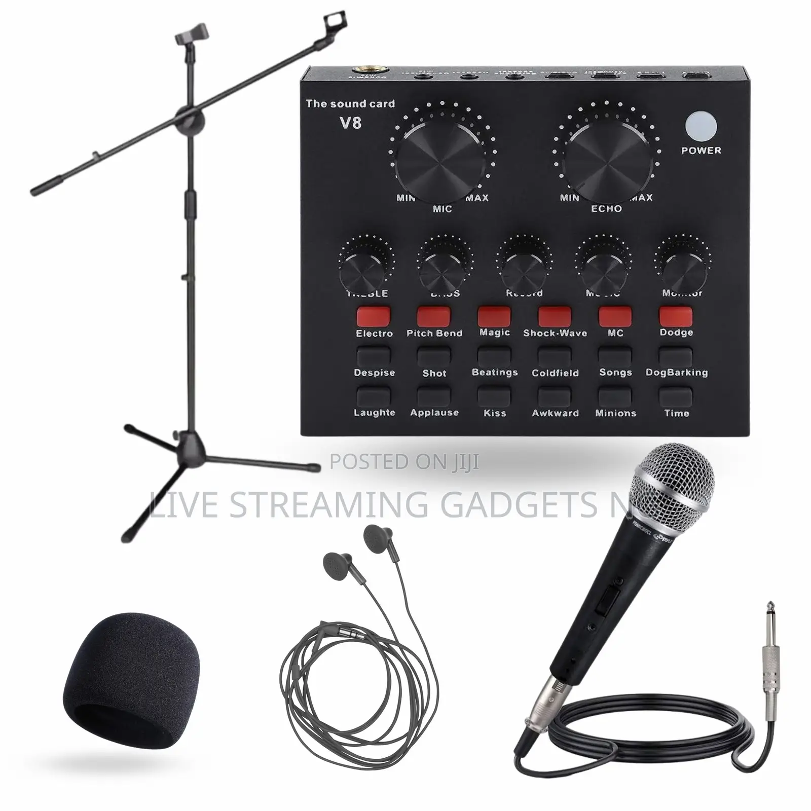 V8 Soundcard Simple Beginner Wired Set 3