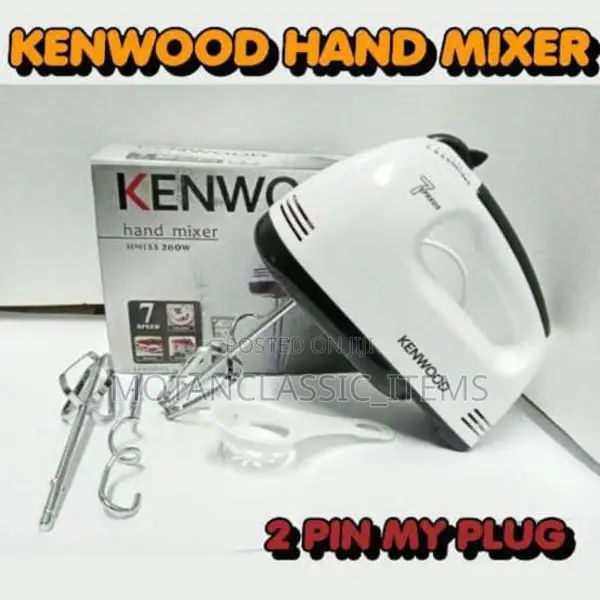 7 Speed Kenwood (350w)Electric Hand Mixer, Whisk Egg, Batter