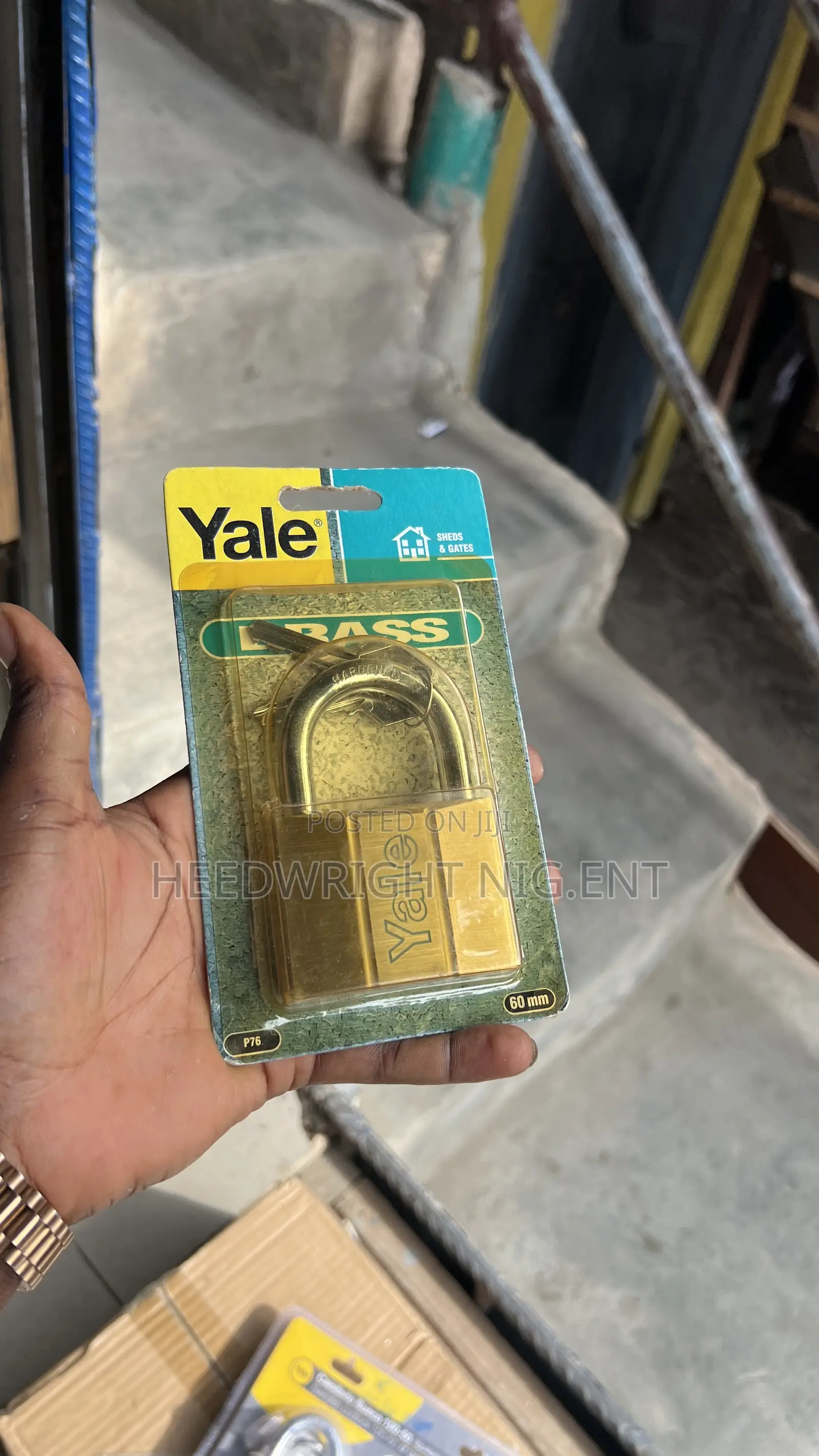 Yale Solid Brass 60mm Padlock