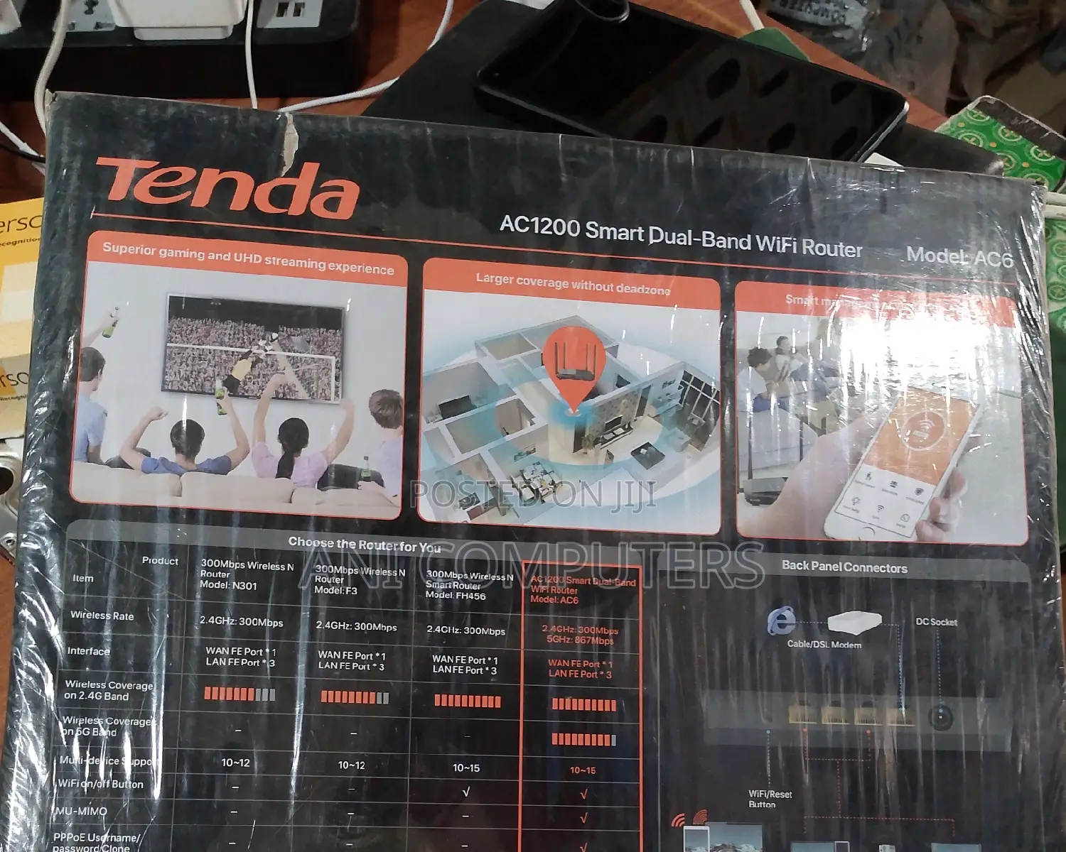 Tenda Ac1200 Smart Dual -Band Wifi Router