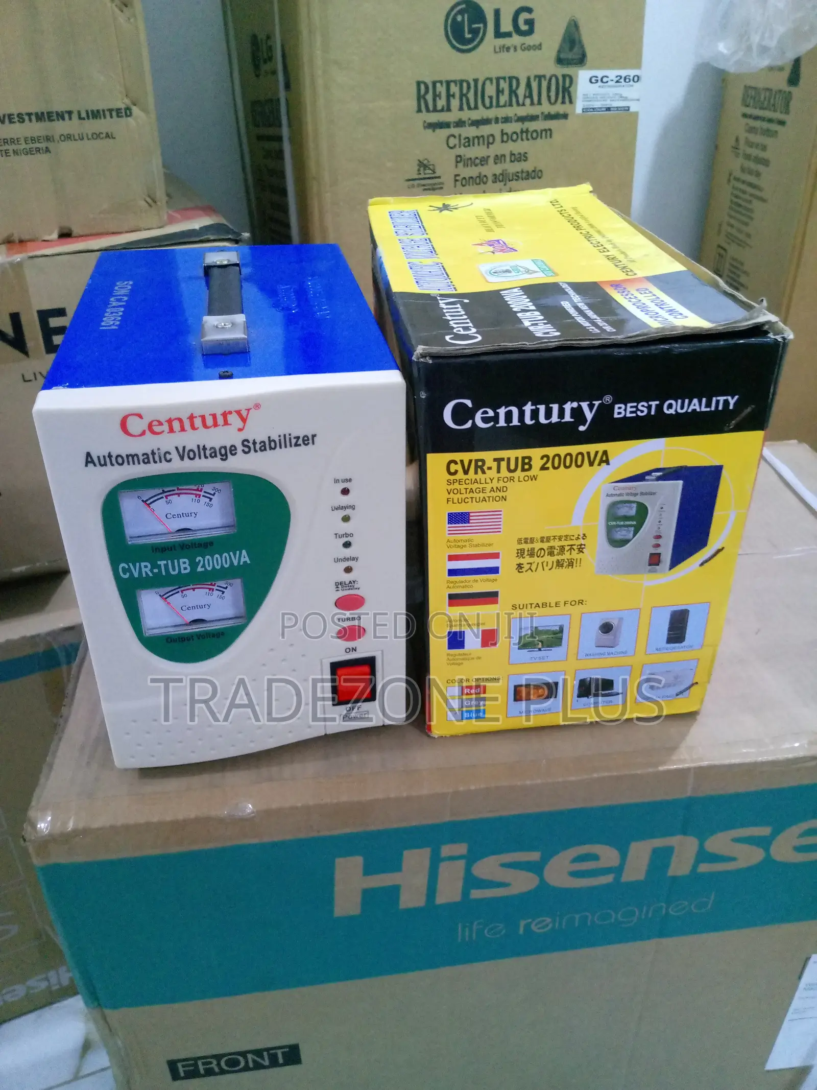 Brand New CVR-Tub2000va Century Stabilizer