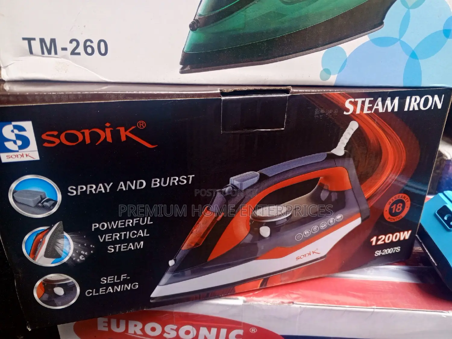 Sonik Steam And Spray Iron