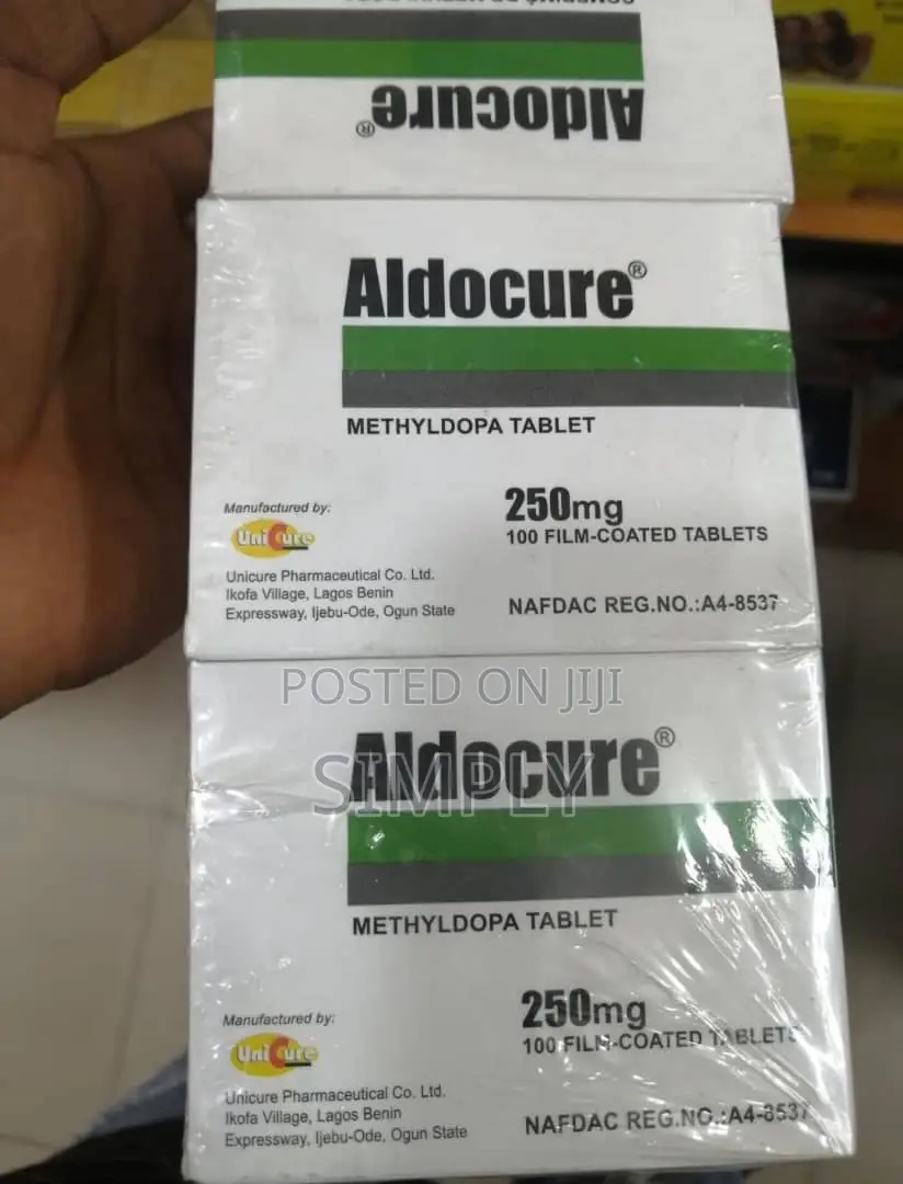 Aldocure Methyldopa Tablets 250mg
