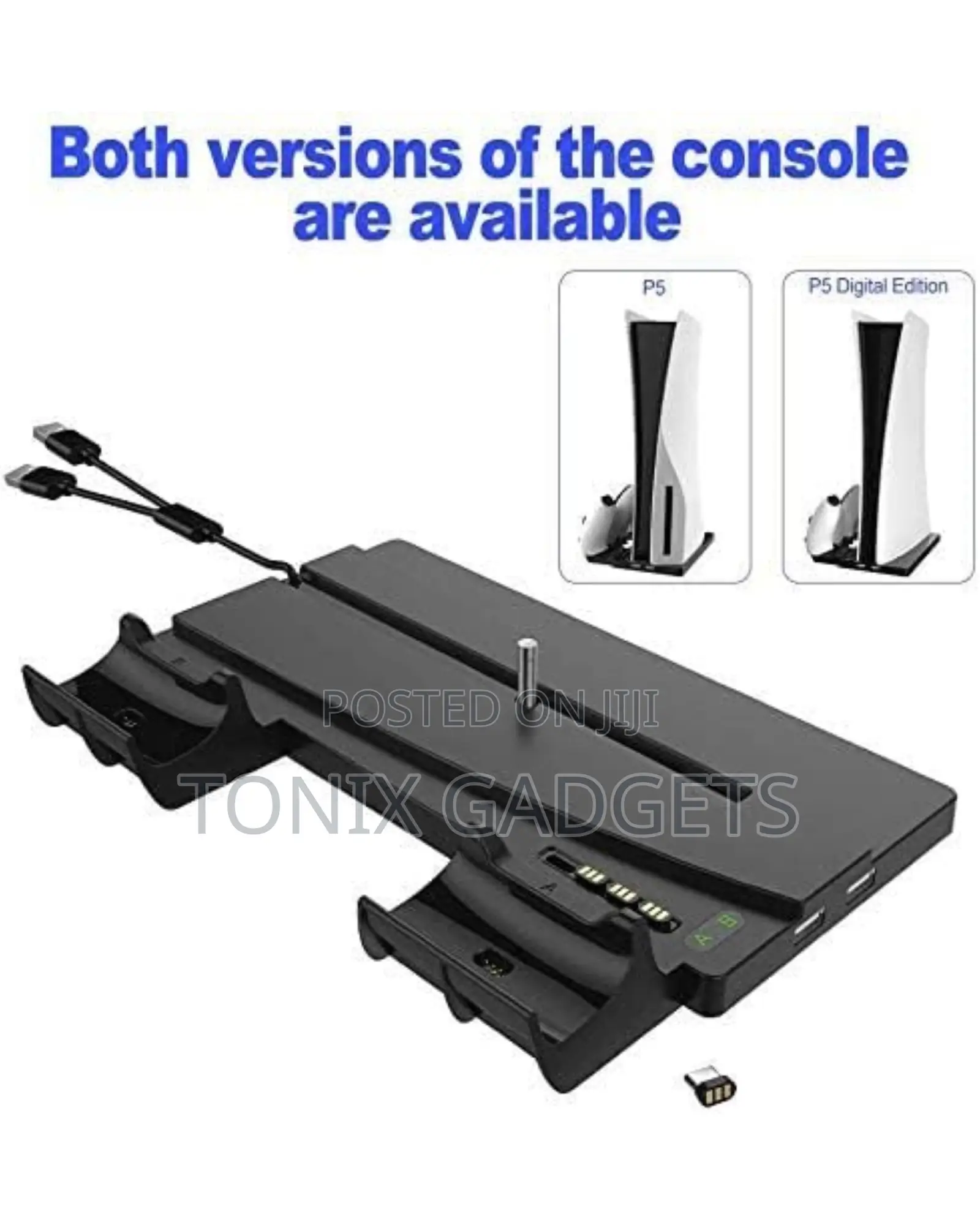 Multifunction Vertical Charging Stand for Playstation 5