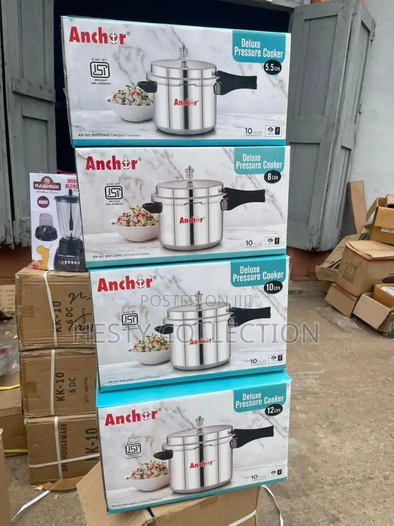 5.5L 8L 10L 12L Anchor Pressure Pot Cooker for Beans