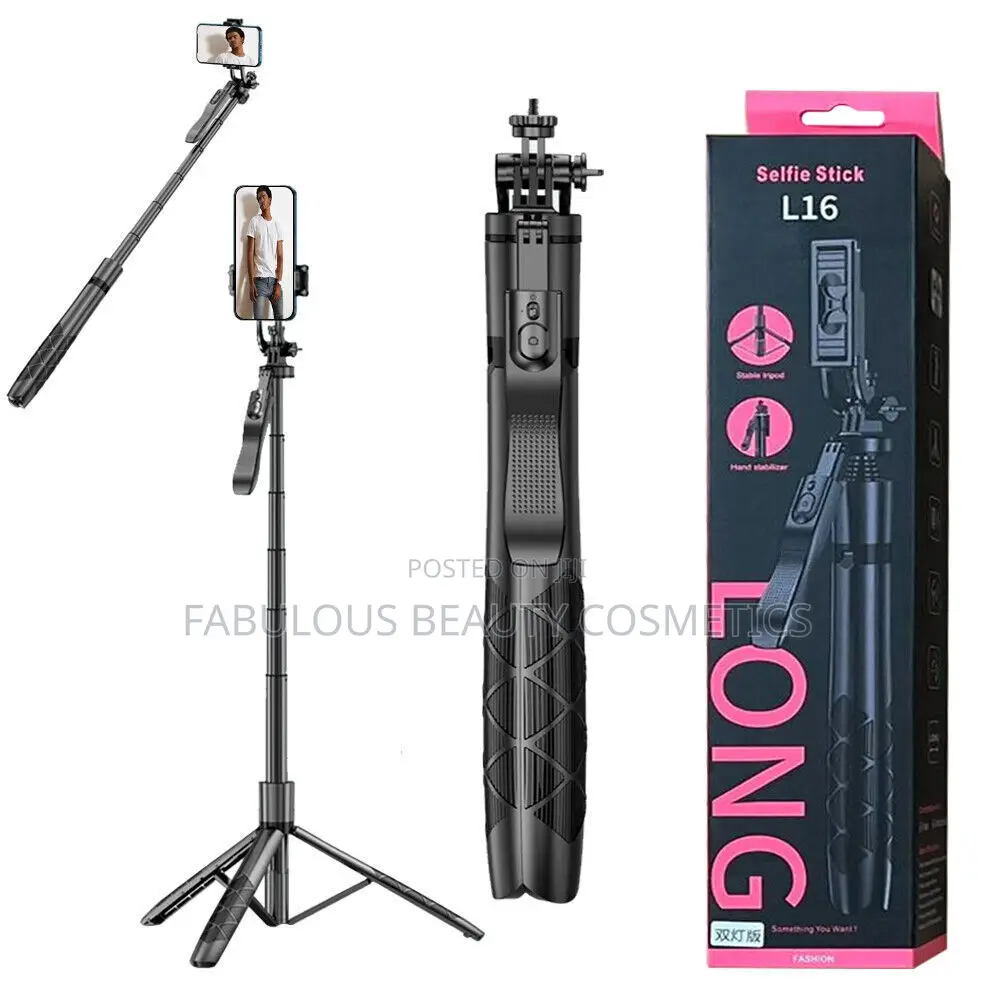 L16 Long Selfie Stick With Tripod Stand