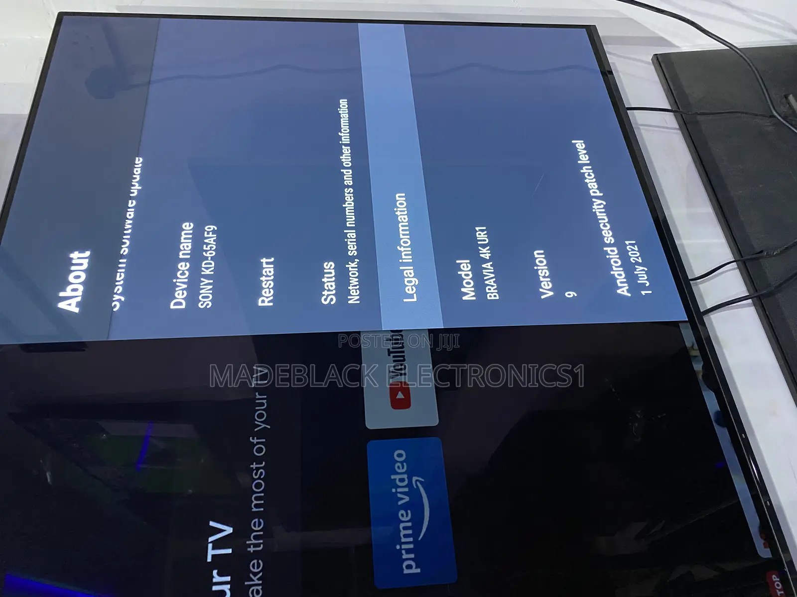 Sony Android OLED 65 Inches Tv