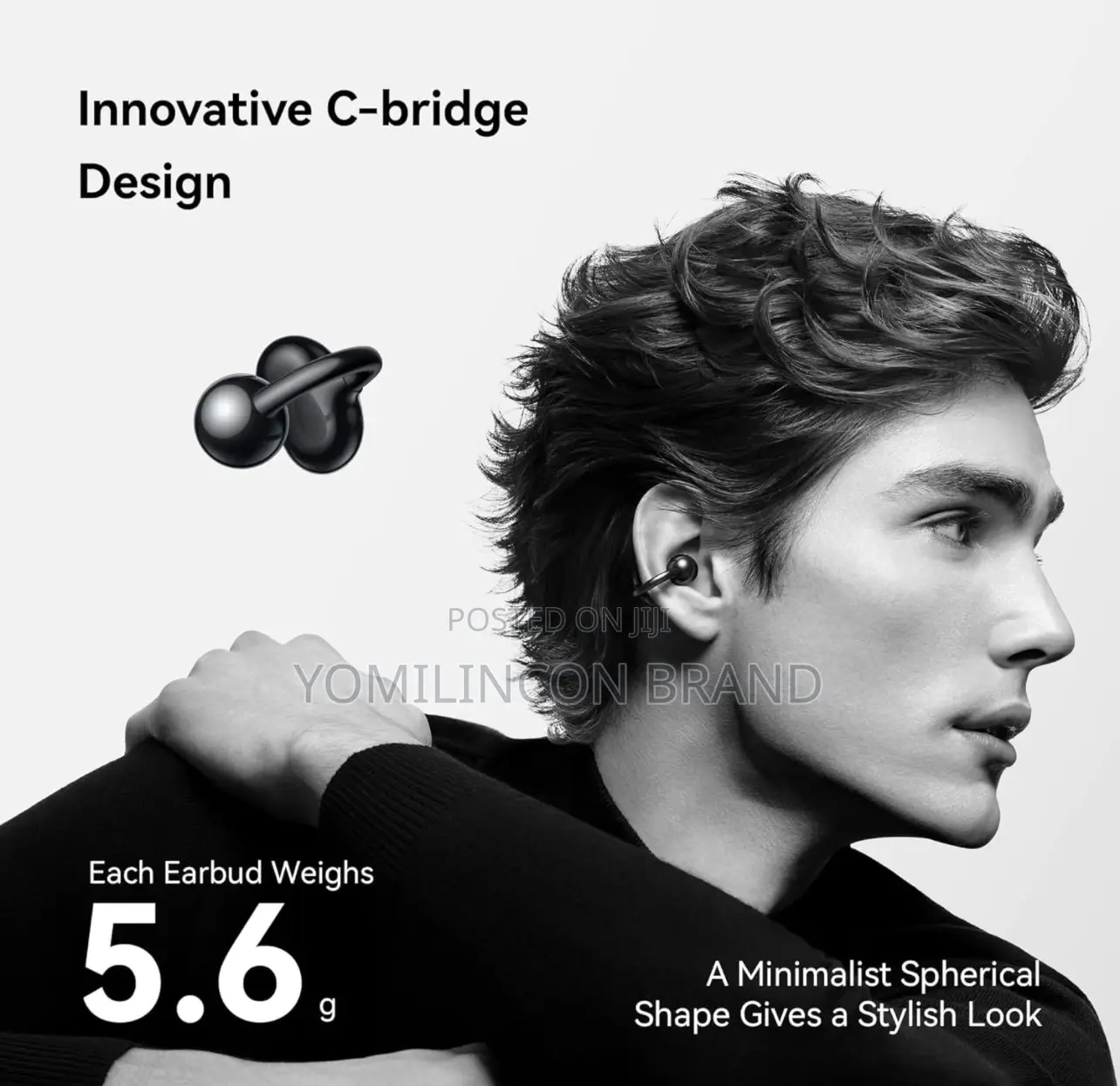 Huawei Freeclip Wireless Earbuds - Black