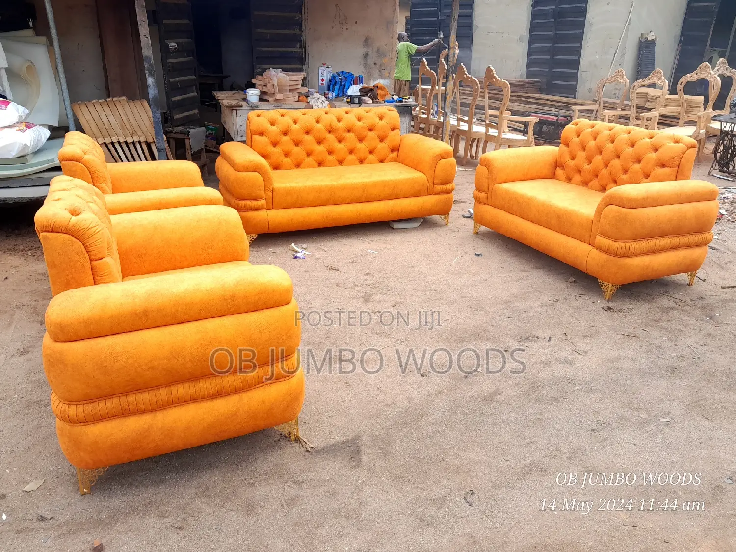 7 Seater Classic Upholstery Sofa