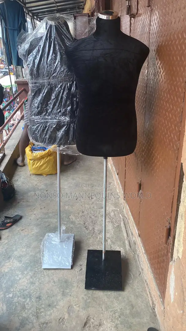 Male Body Form With Well Fitted Metal Base