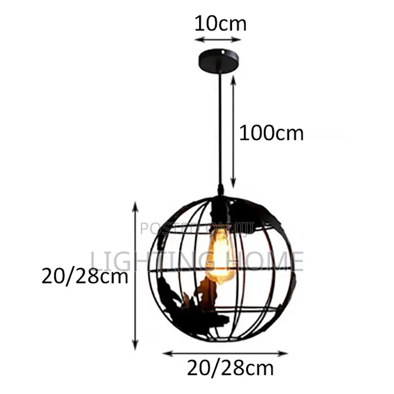 World Map Pendant Lamp