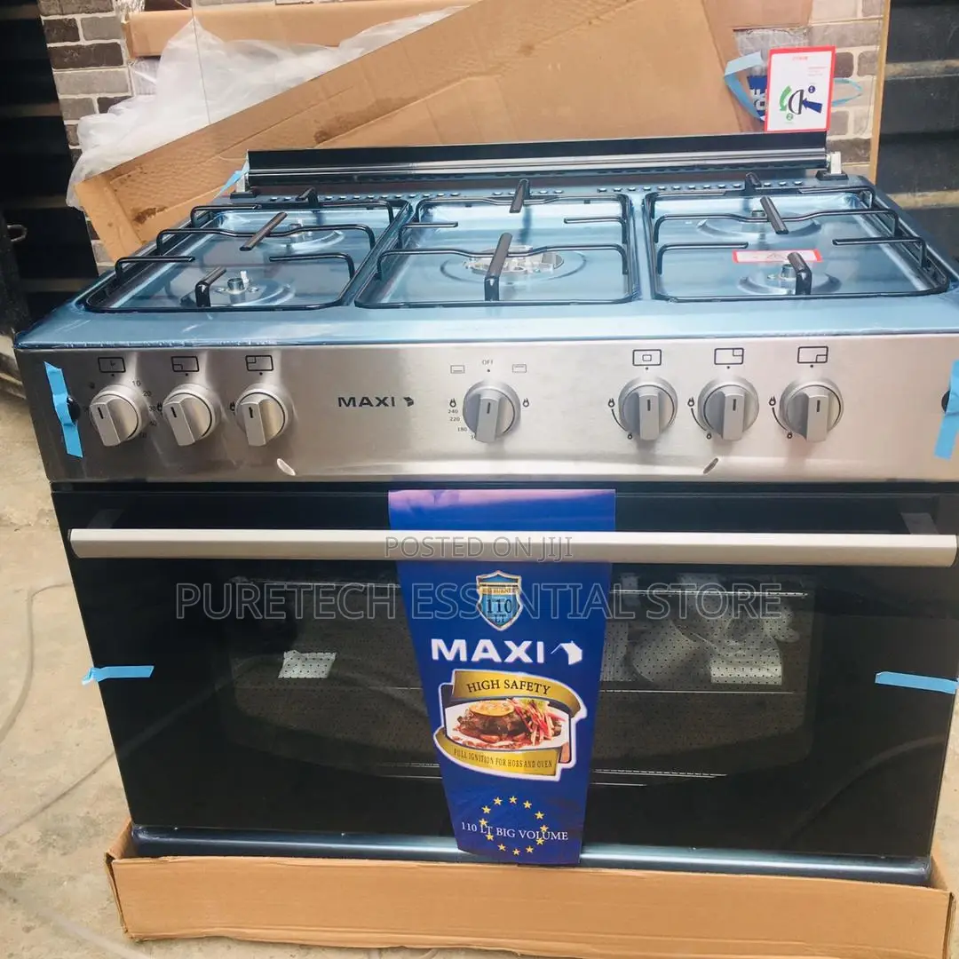 Maxi 60x90, 6 Burners Cooker and Oven