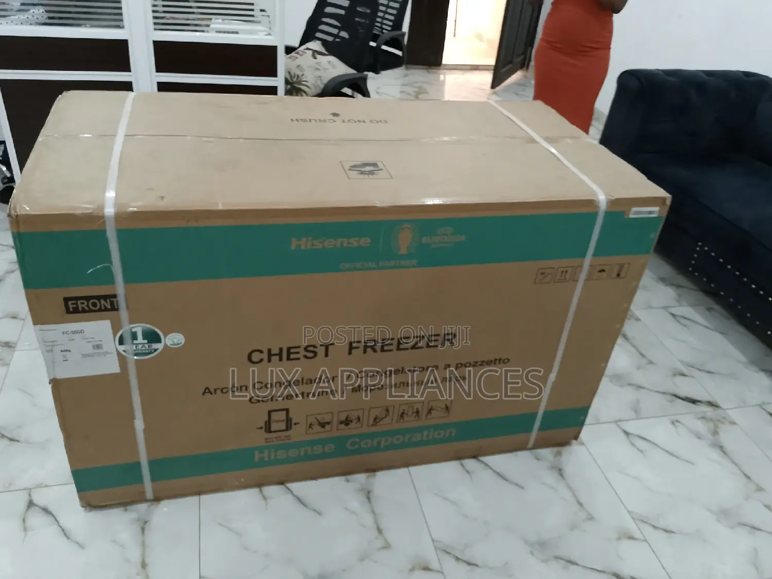 New Hisense Chest Freezer With Removable Basket 420 Liters