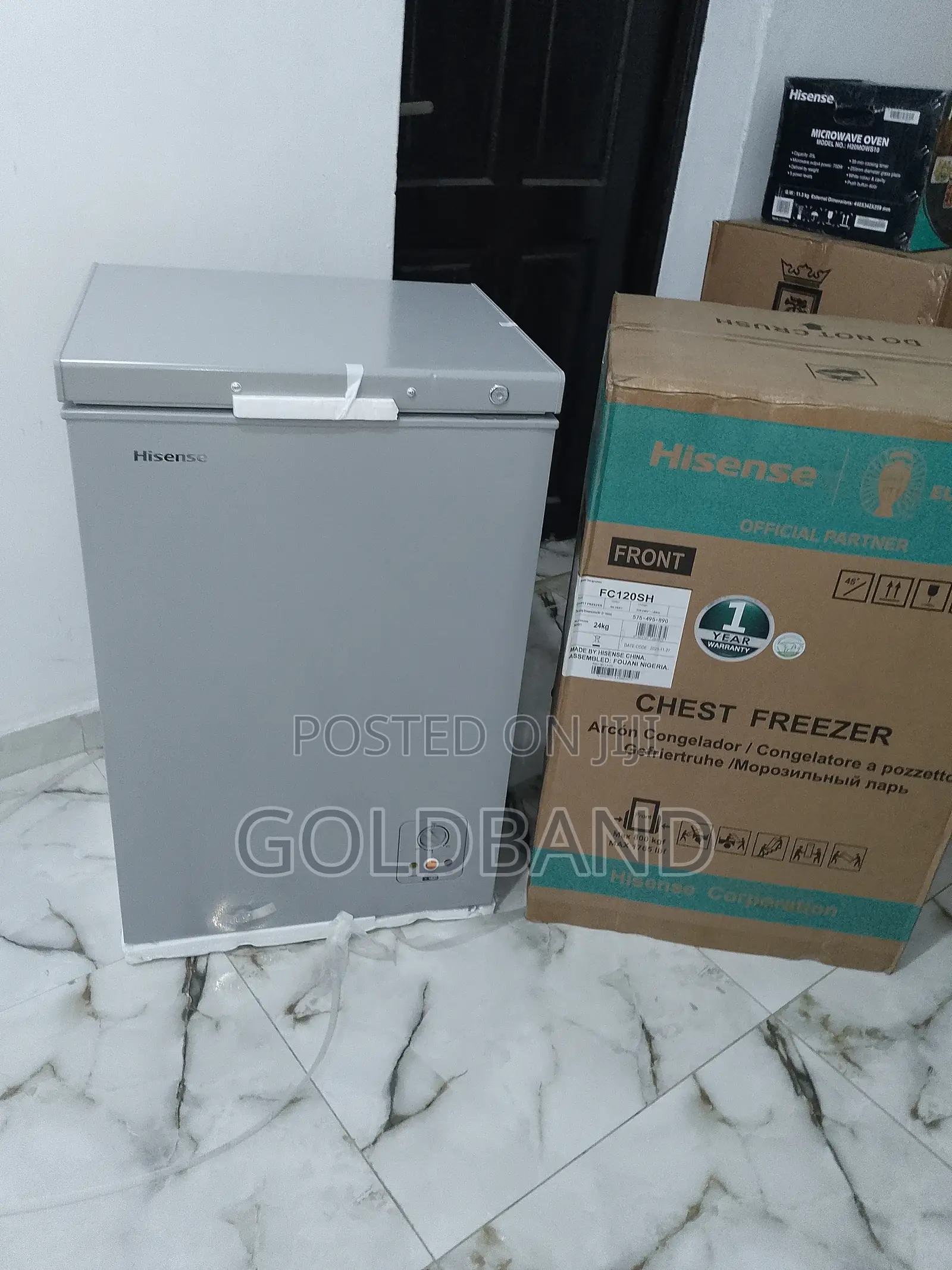 Brand New 95 Litres Hisense 120sh Chest Freezer