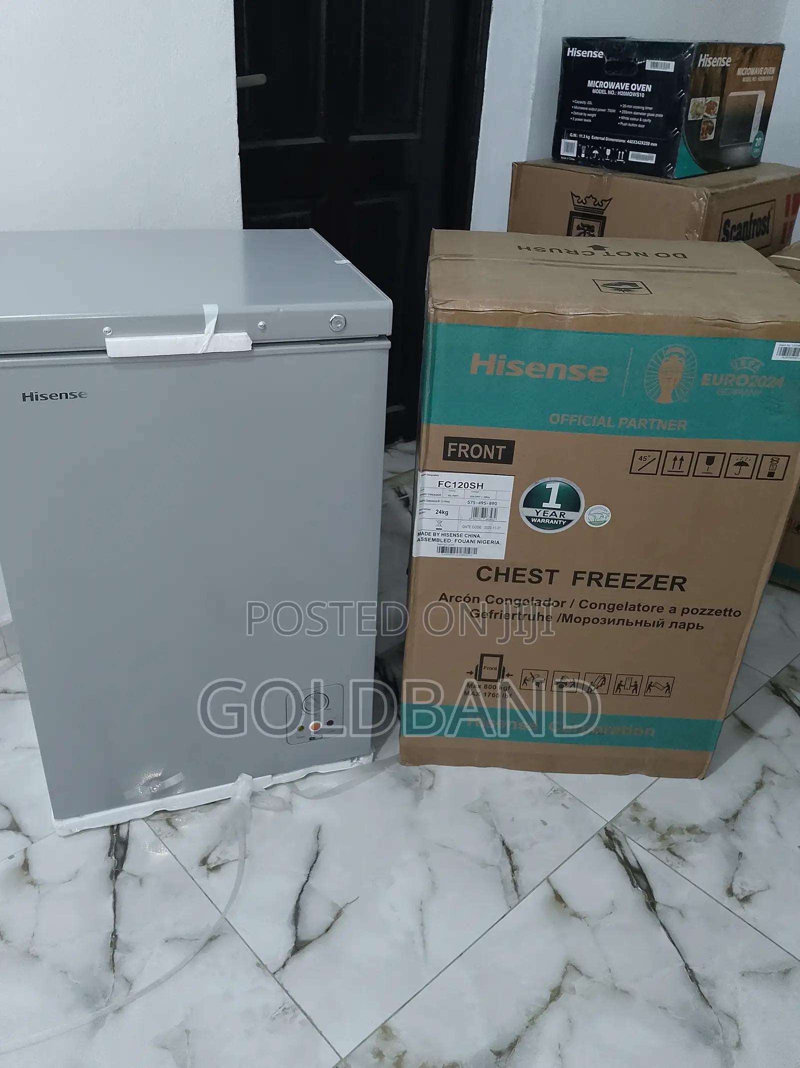 New 95 Litres Hisense 120sh Chest Freezer